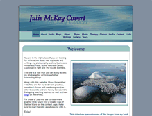 Tablet Screenshot of juliemcovert.com